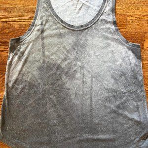 American Eagle Grey Racerback Tank (size:M)